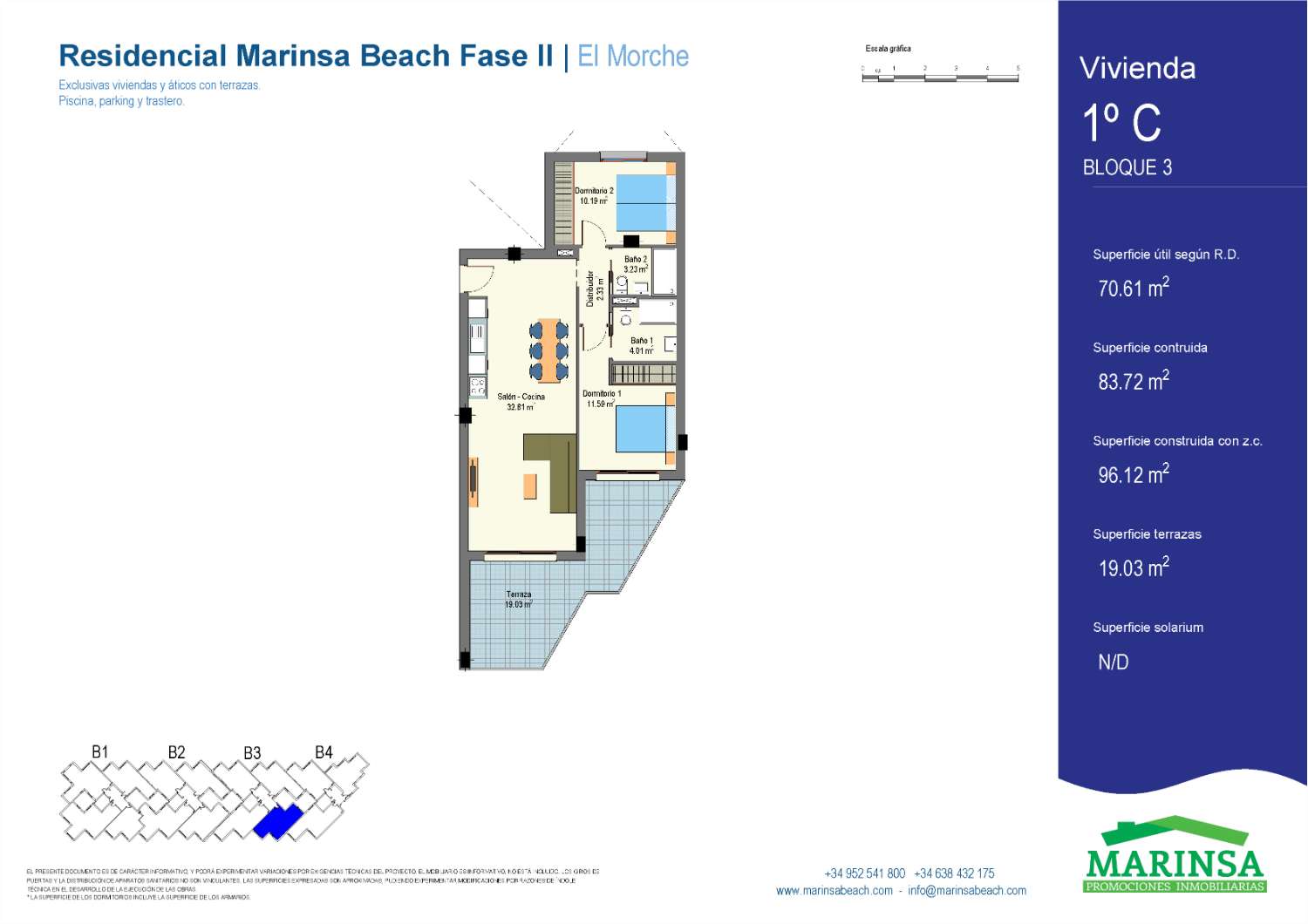 Prachtig appartement in El Morche, nieuwbouwproject