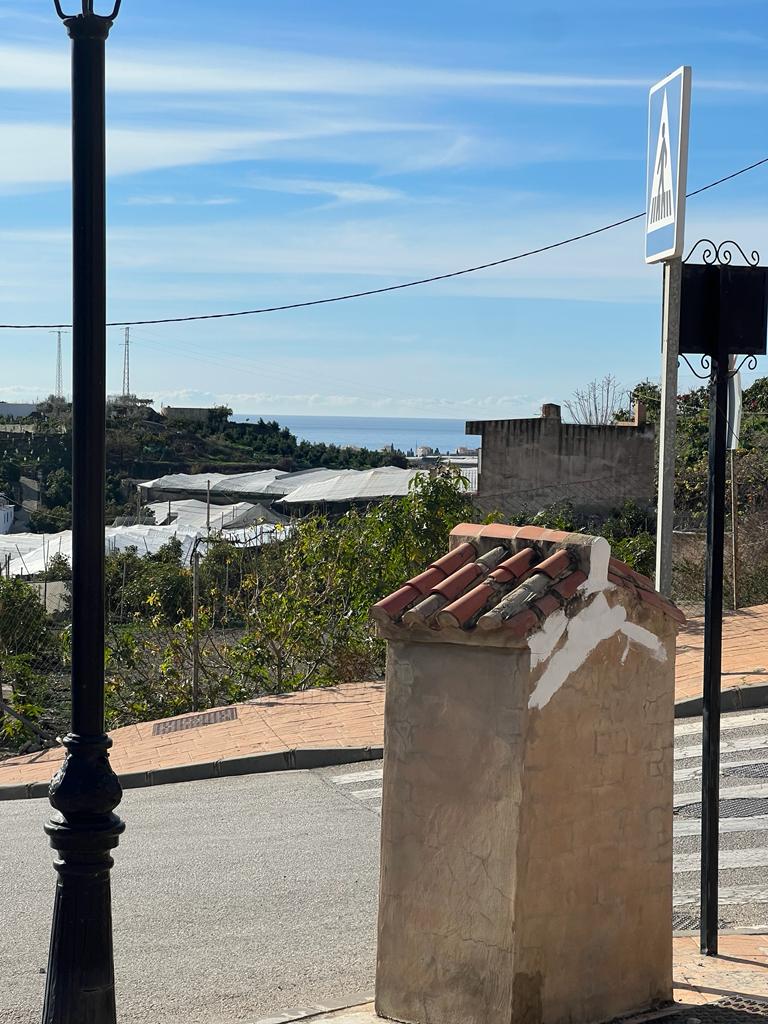 Grundstück in Algarrobo, Meerblick