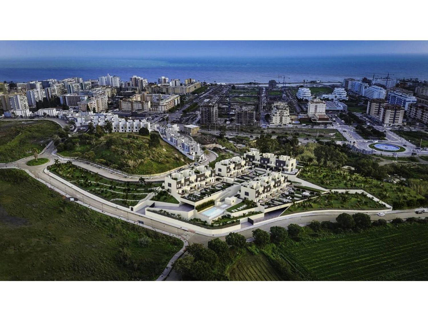 فيلا شبه منفصلة قيد الإنشاء في توري ديل مار، فيينا مالقة