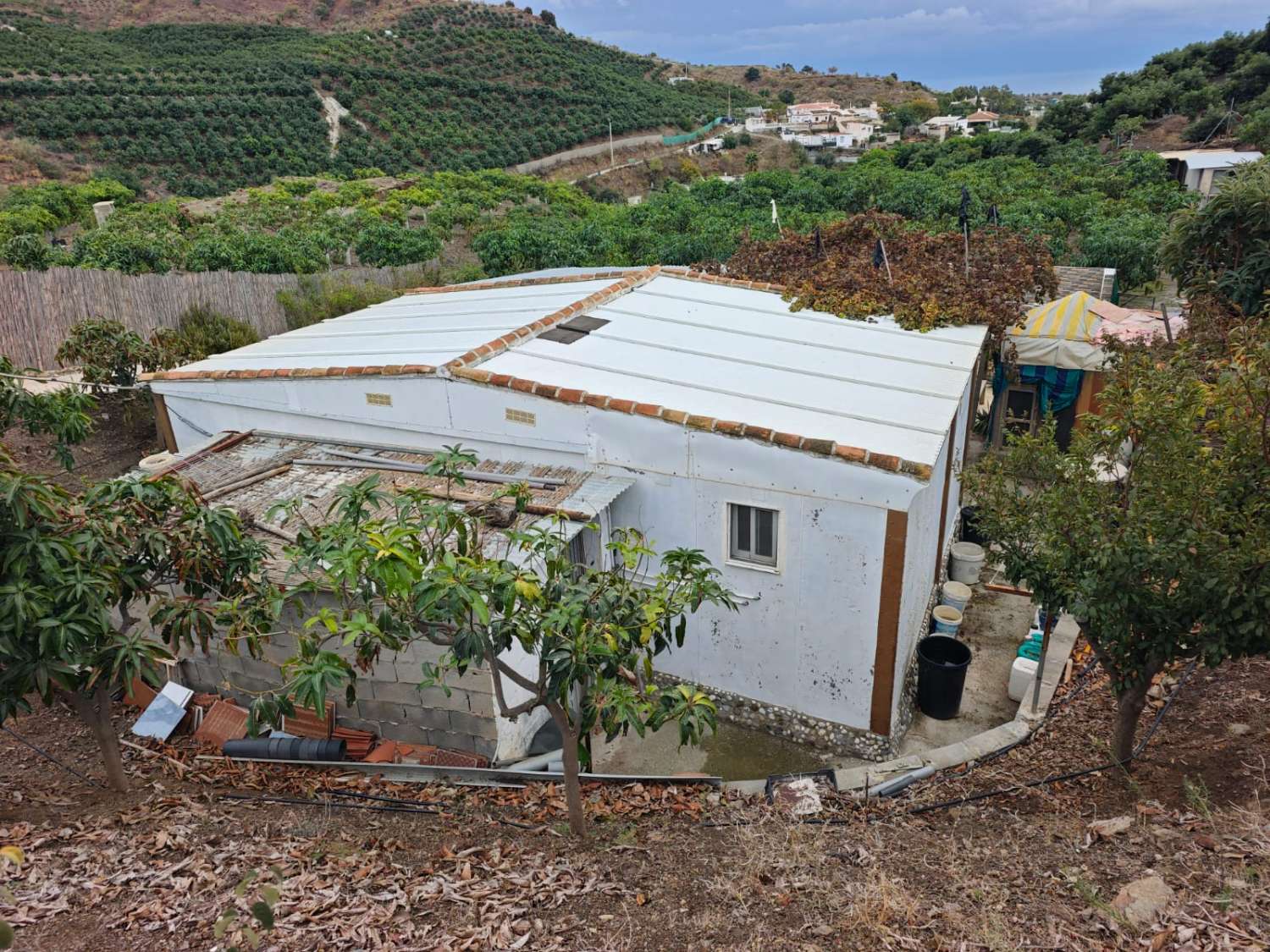 Rustieke finca met zeezicht in Benajarafe